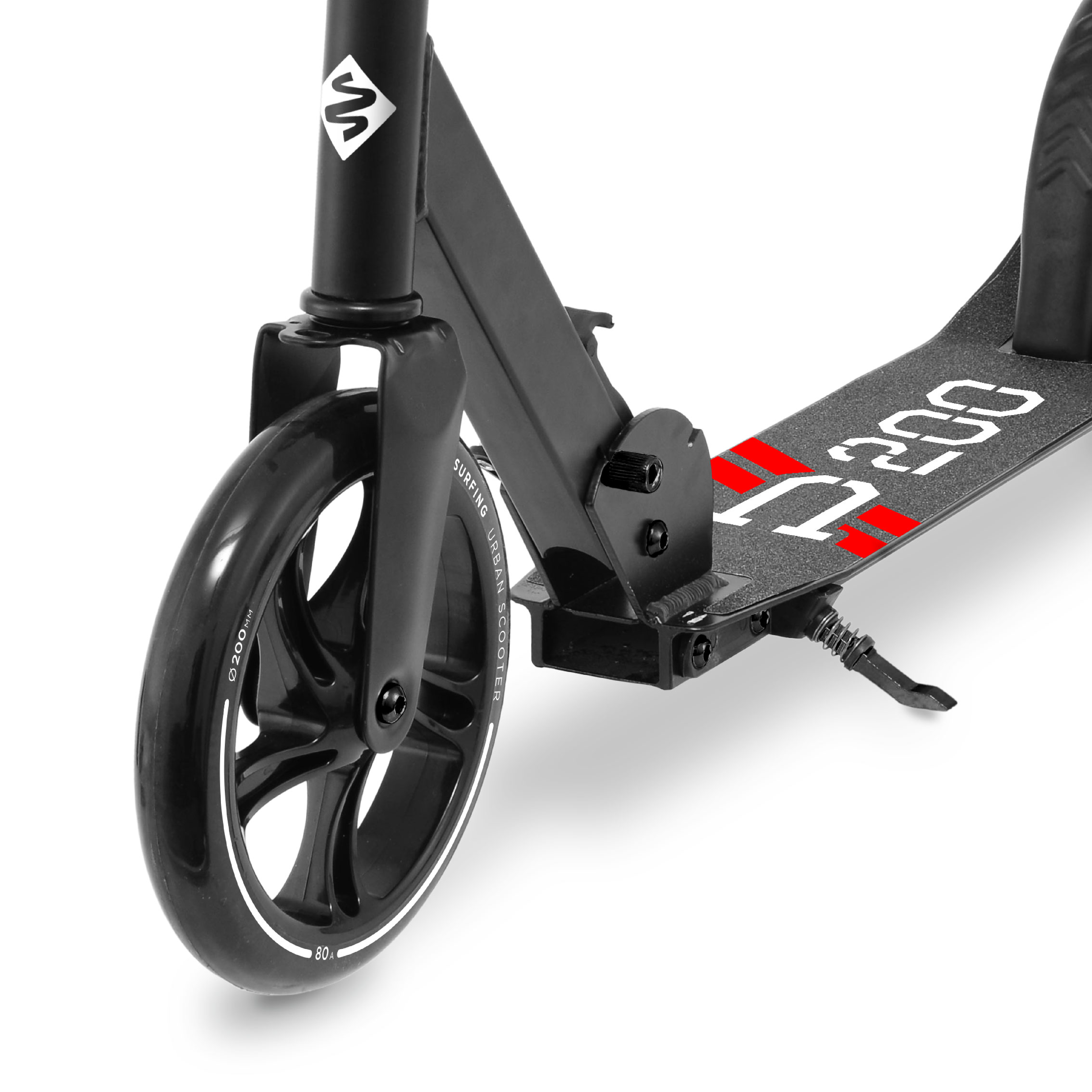 Street Surfing U200 Neon Red monopattino urbano 200 mm