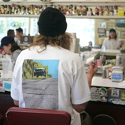 Snack Bullitt t-shirt bianca cotone taschino