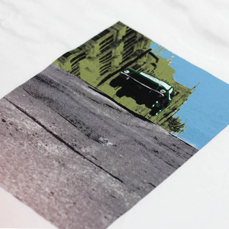 Snack Bullitt t-shirt bianca cotone taschino