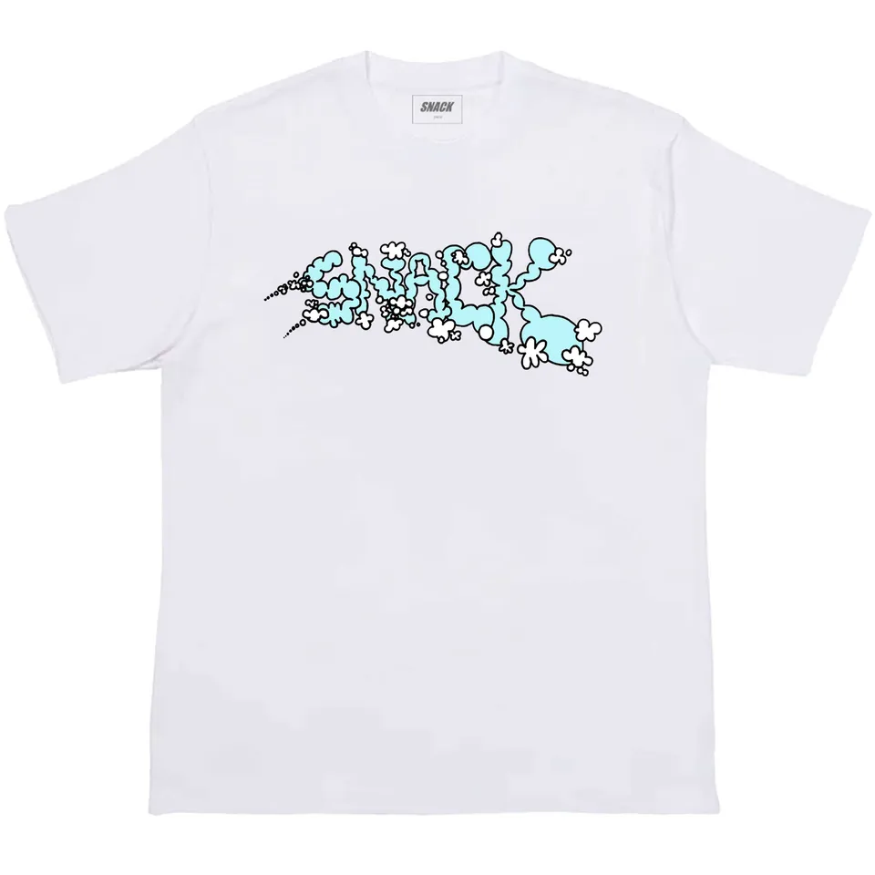 Snack Vaporz T-Shirt Bianca M in Cotone