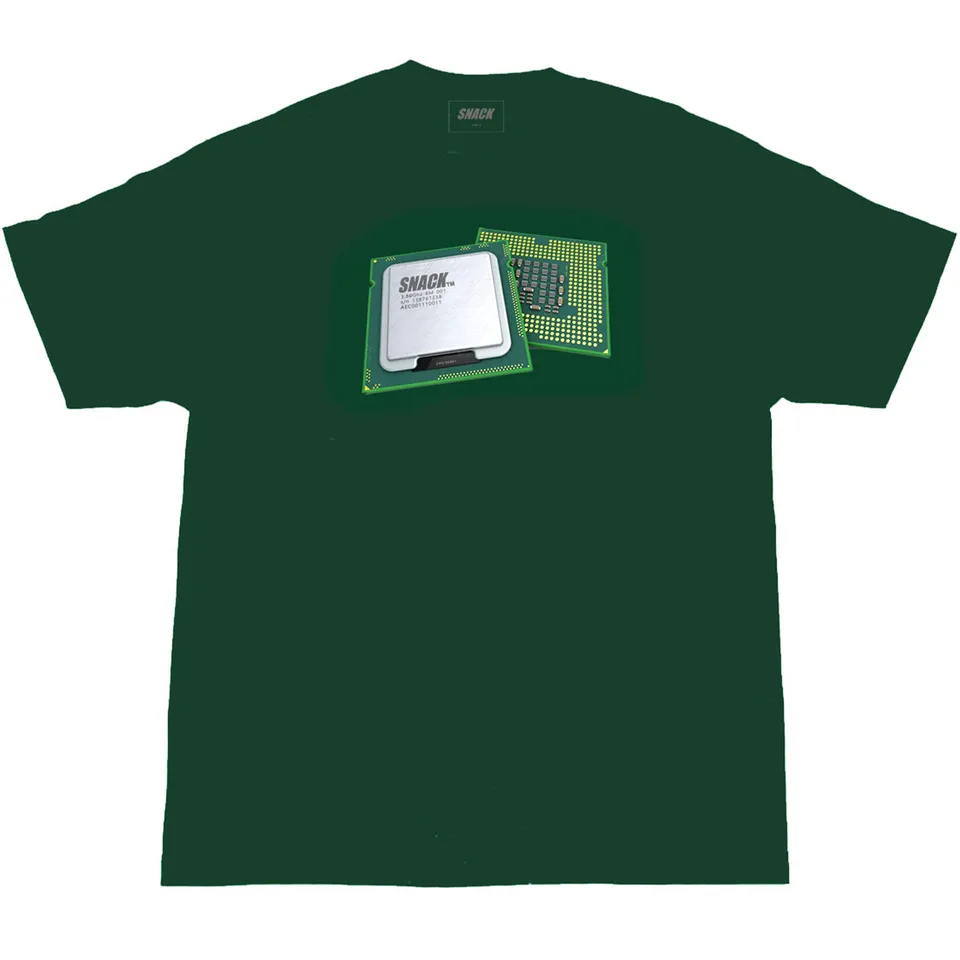 Snack Microchip t-shirt pine L cotone