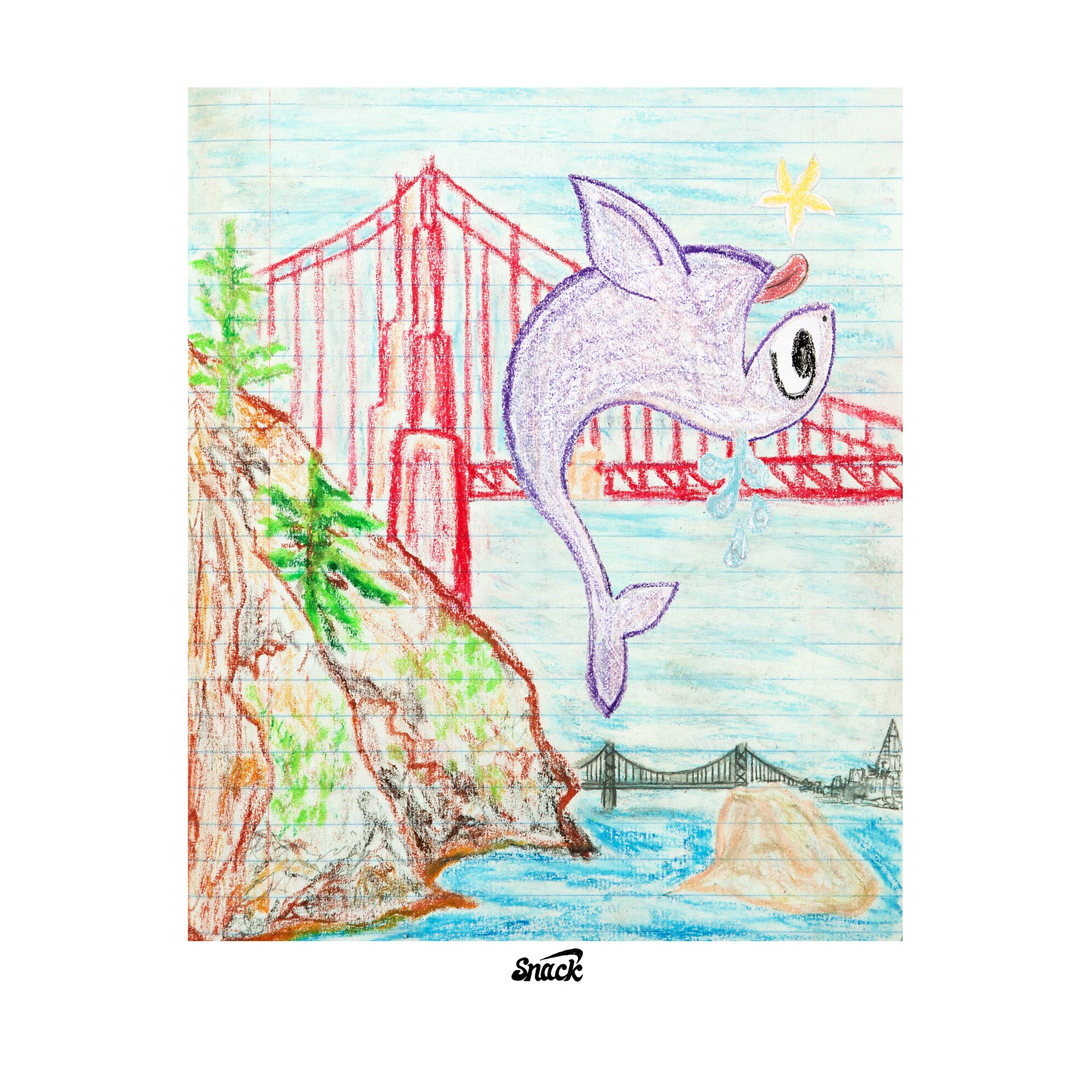 Snack Kirby Cove t-shirt cotone bianca