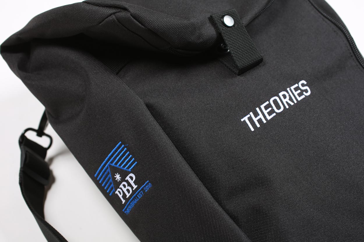 Theories Pitbull Propaganda 3 Way zaino skate nero cordura