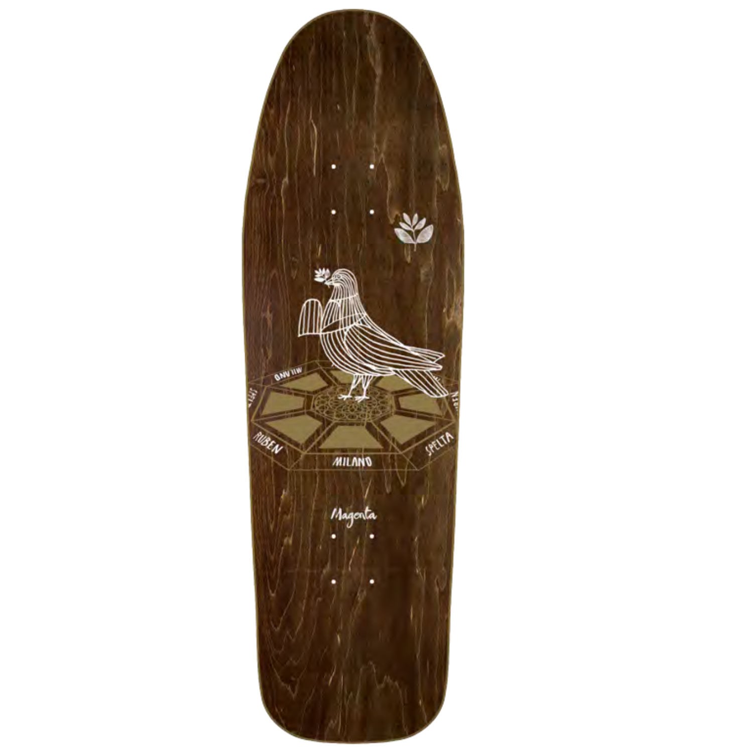 Magenta Ruben Spelta 1992 tavola skate 8.125" acero