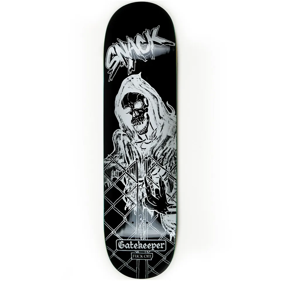 Snack Gatekeeper tavola skate 8.38" nera 3D