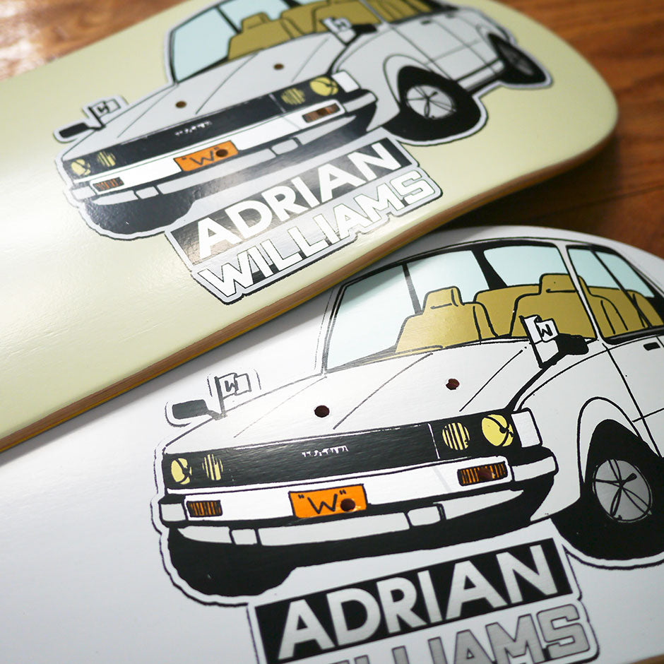 Snack Skateboarding Williams Adrian's Whip tavola 8.125 bianca