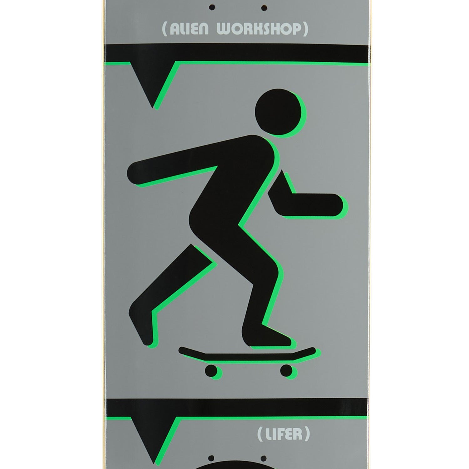 Alien Workshop Lifer tavola skate 8.44" grigia acero