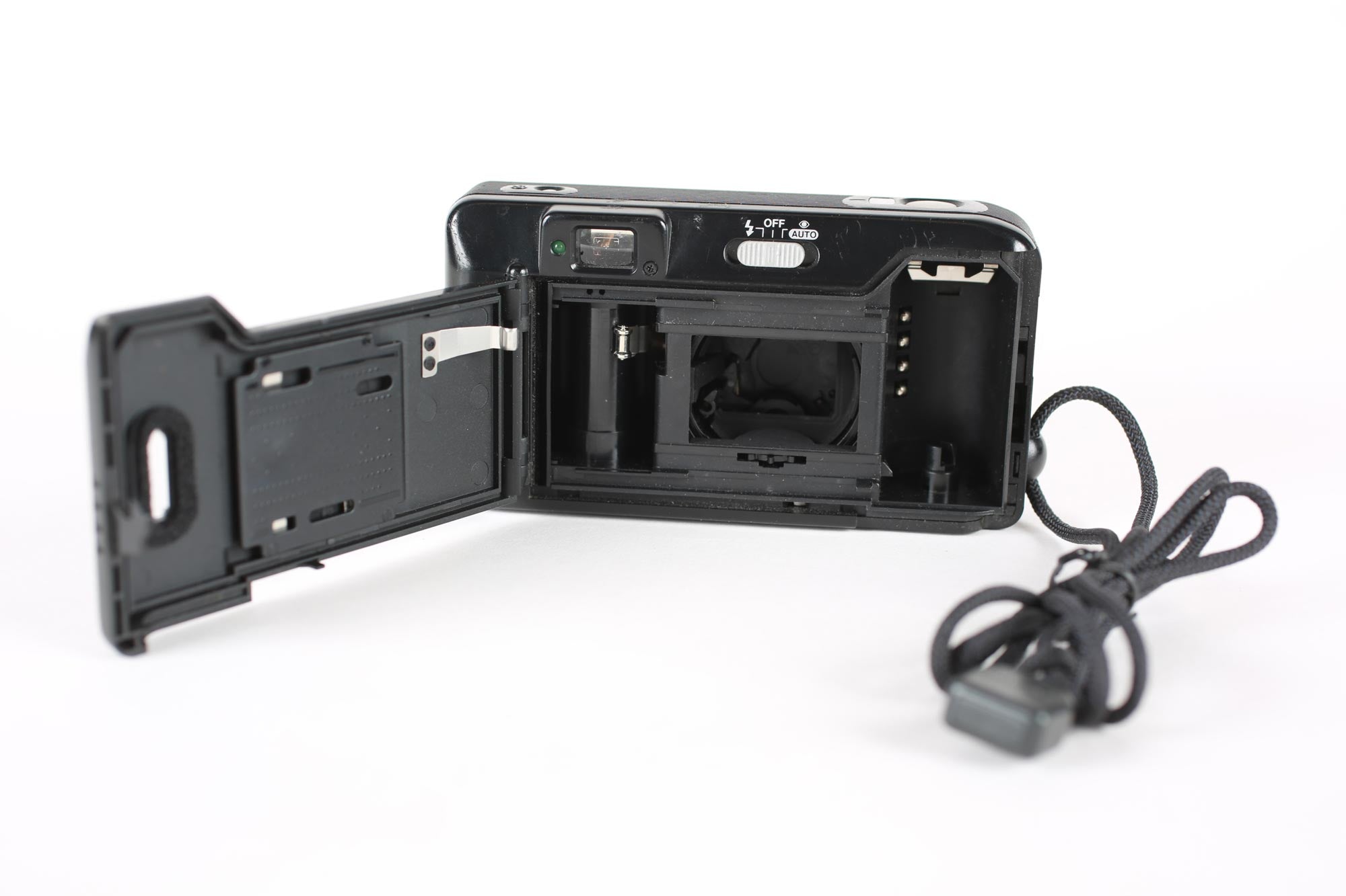 Canon Sure Shot Telemax fotocamera 35mm con custodia morbida