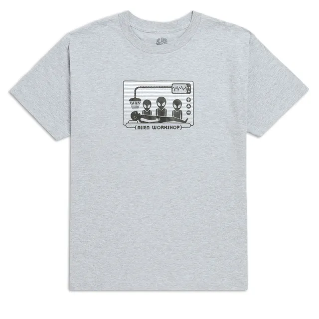 Alien Workshop Abduction Rays t-shirt grigia cotone uomo