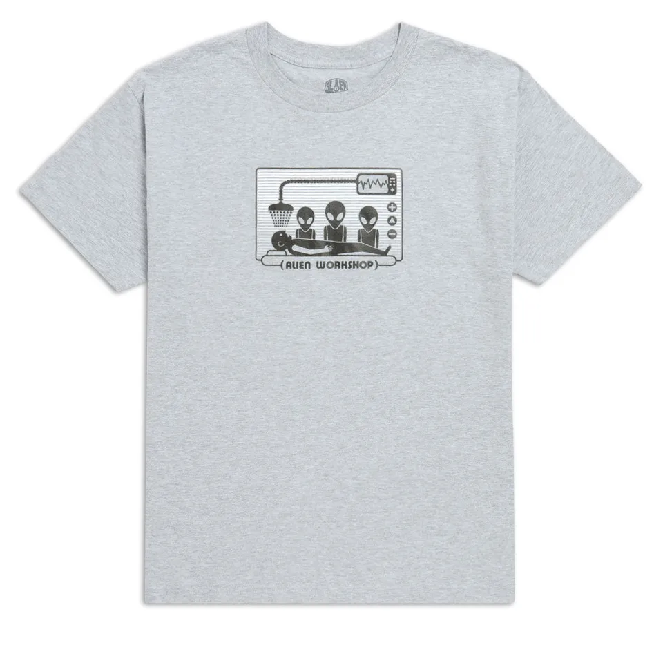Alien Workshop Abduction Rays t-shirt grigia cotone uomo