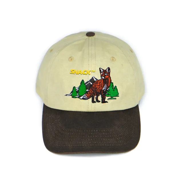 Snack Crazy Like A Fox cappello canvas cerato 6 pannelli