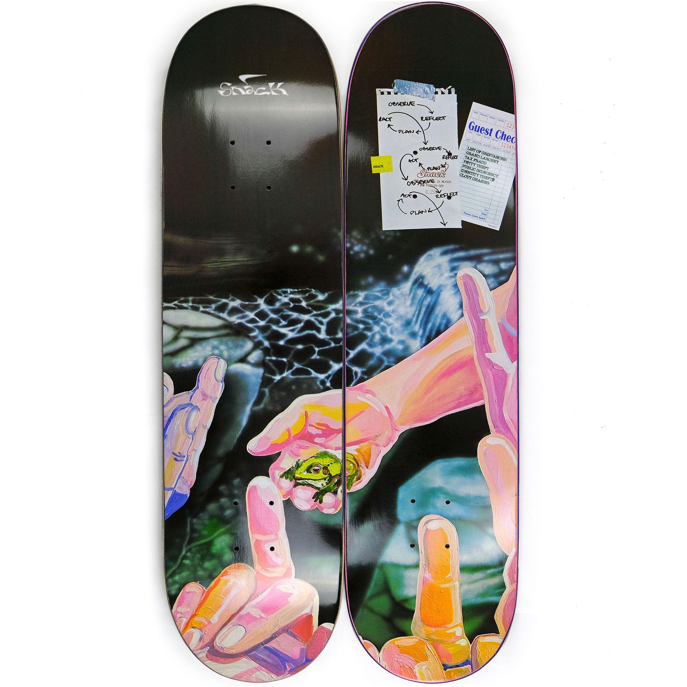 Snack Naughty Frog tavola skateboard 8.25 legno d'acero