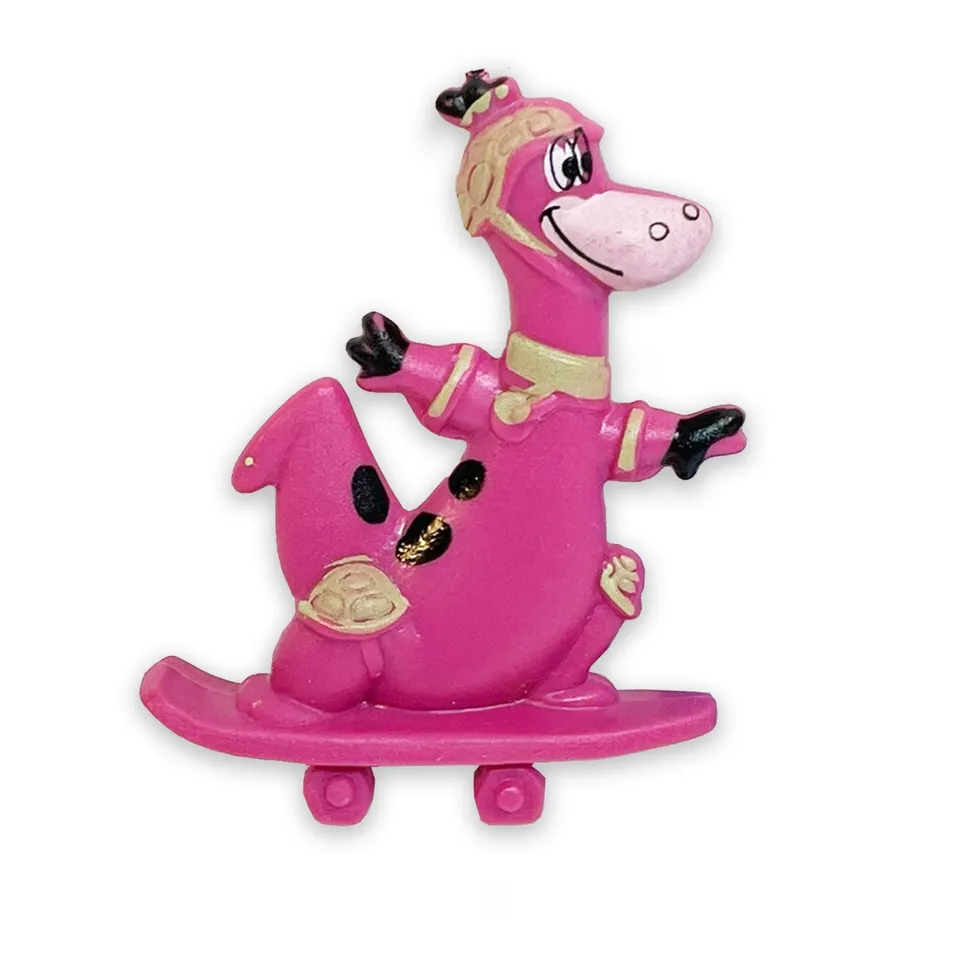 Dino Flintstones giocattolo skate 1991 2.5" da collezione