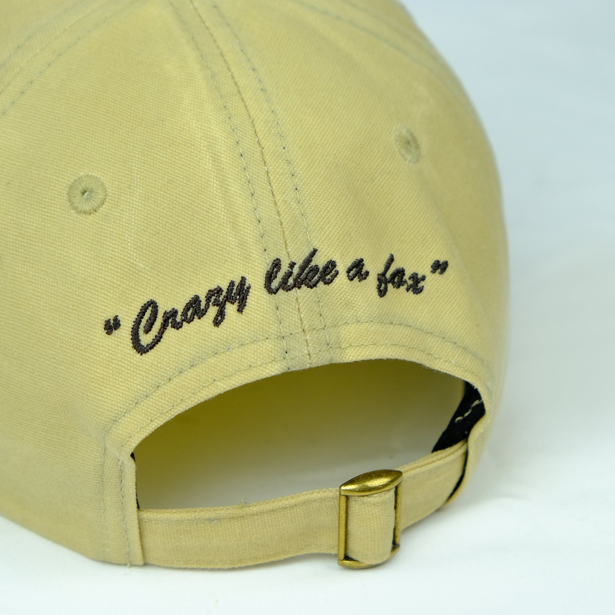 Snack Crazy Like A Fox cappello canvas cerato 6 pannelli