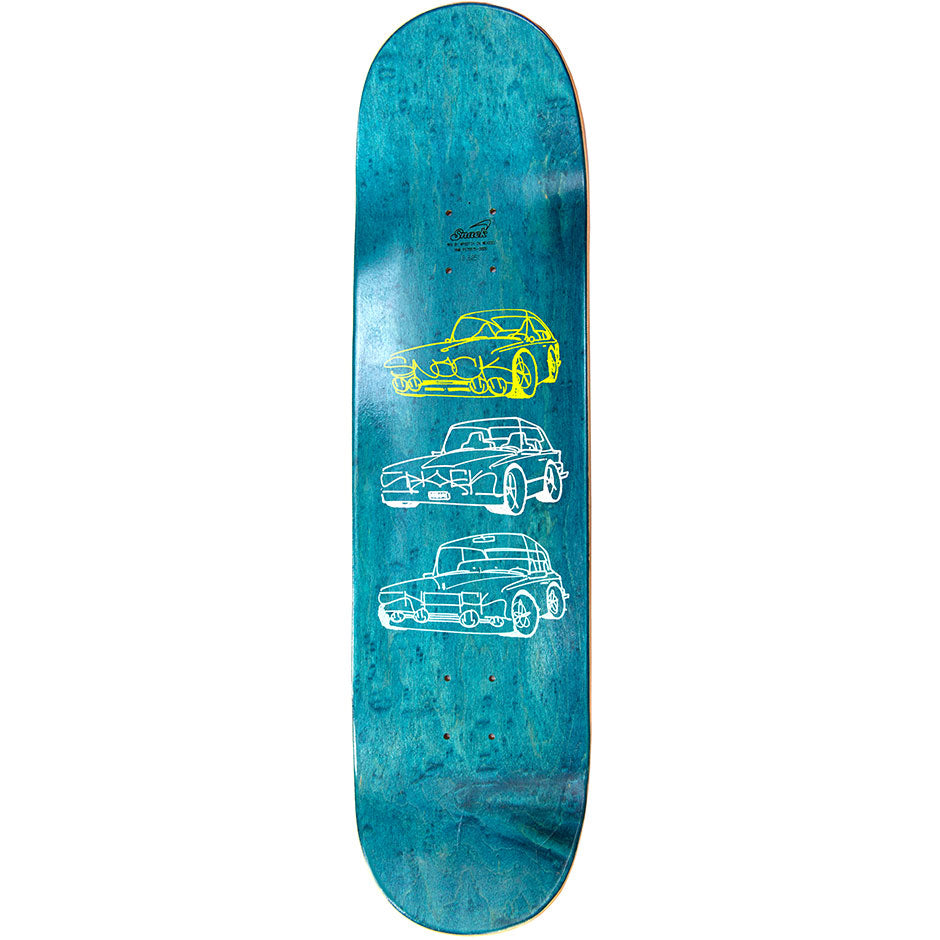 Snack Team Whip tavola skateboard 8.0 bianca