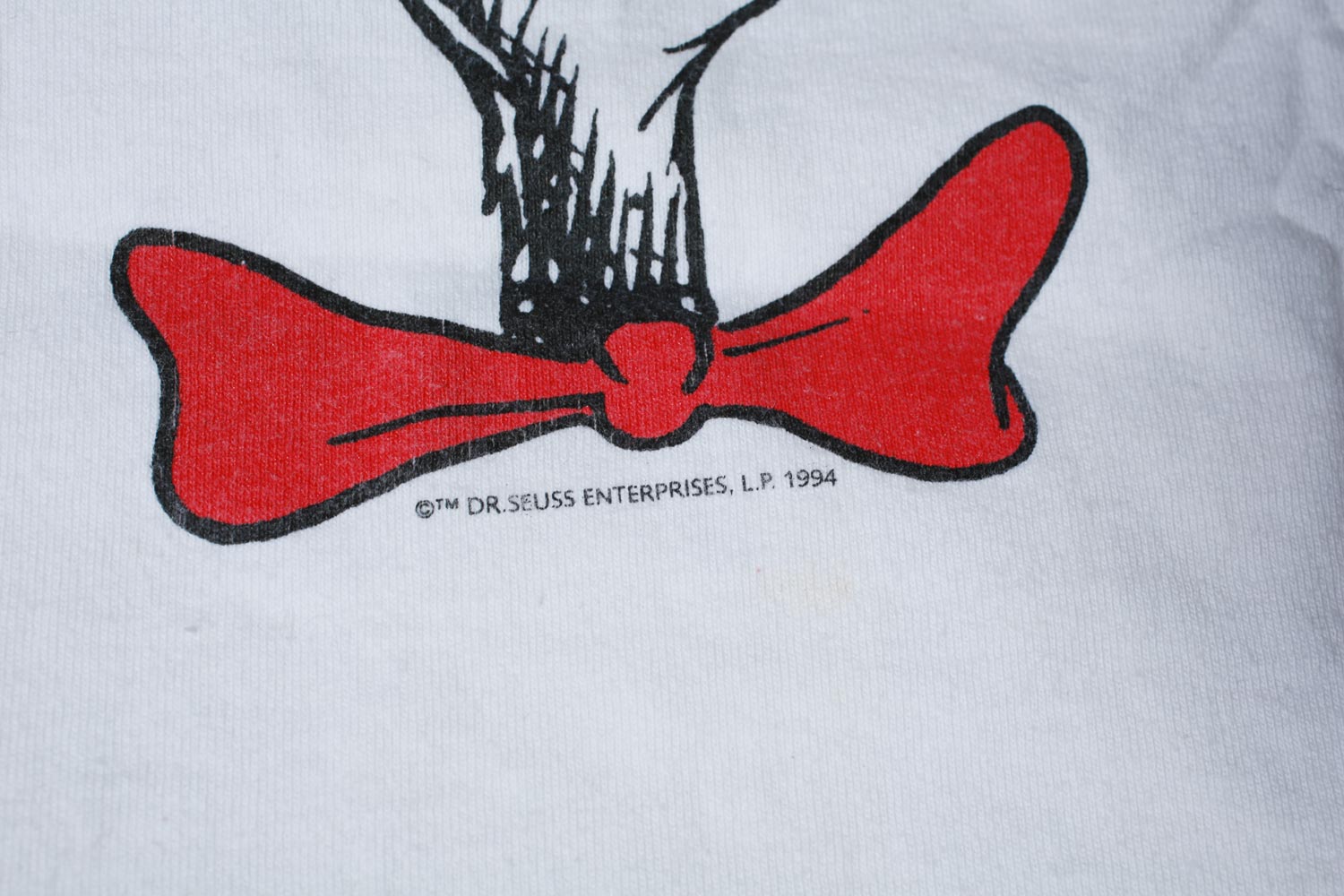 Cat in the Hat 1994 maglietta bianca S