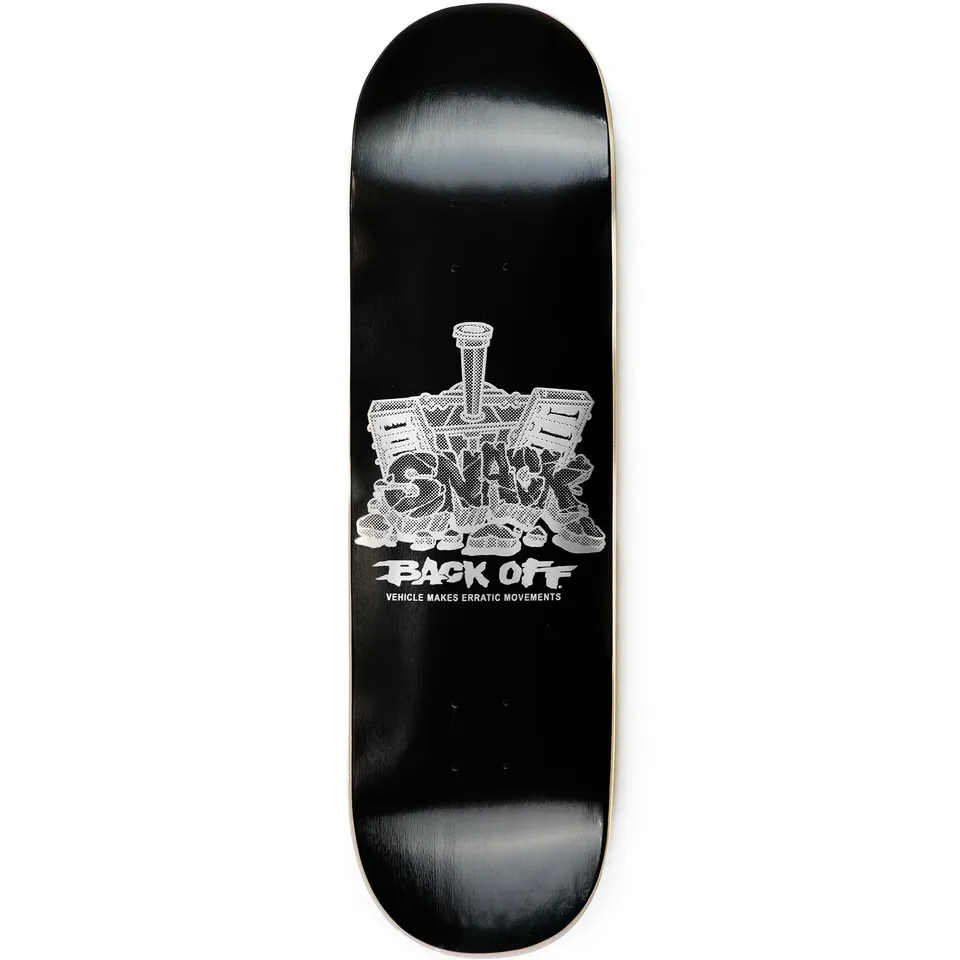Snack Back Off tavola skate 8.25 argento