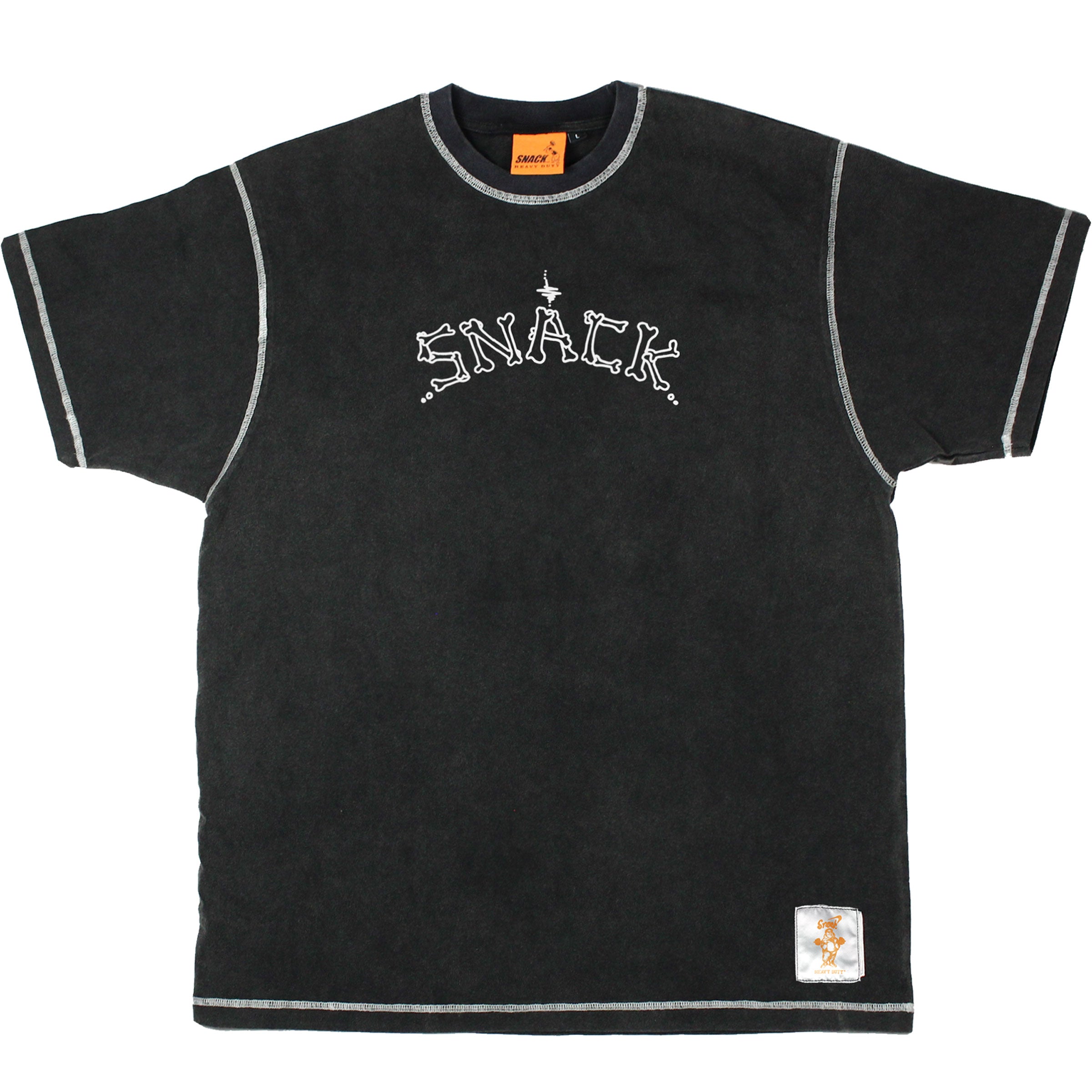 Snack Bones t-shirt cotone pesante oversize