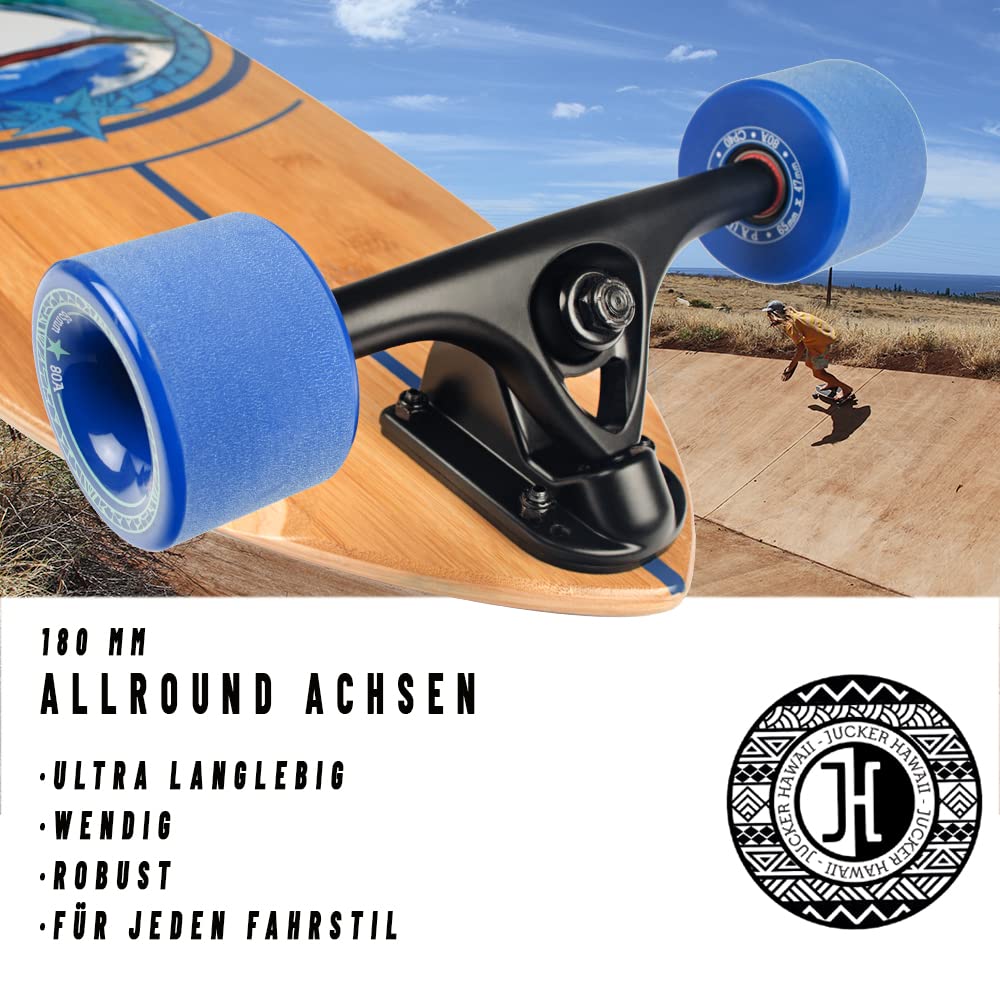 Jucker Hawaii Pau Hana cruiser skate bambù 80cm