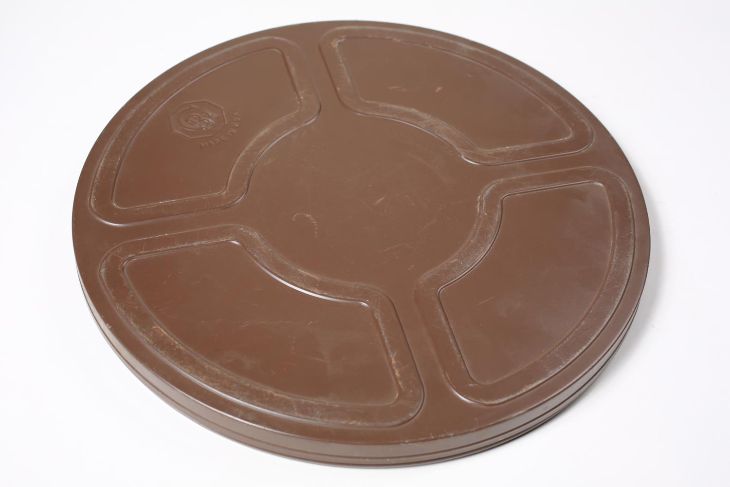 Pellicola 16mm lotto 5 contenitori vintage 14-15"