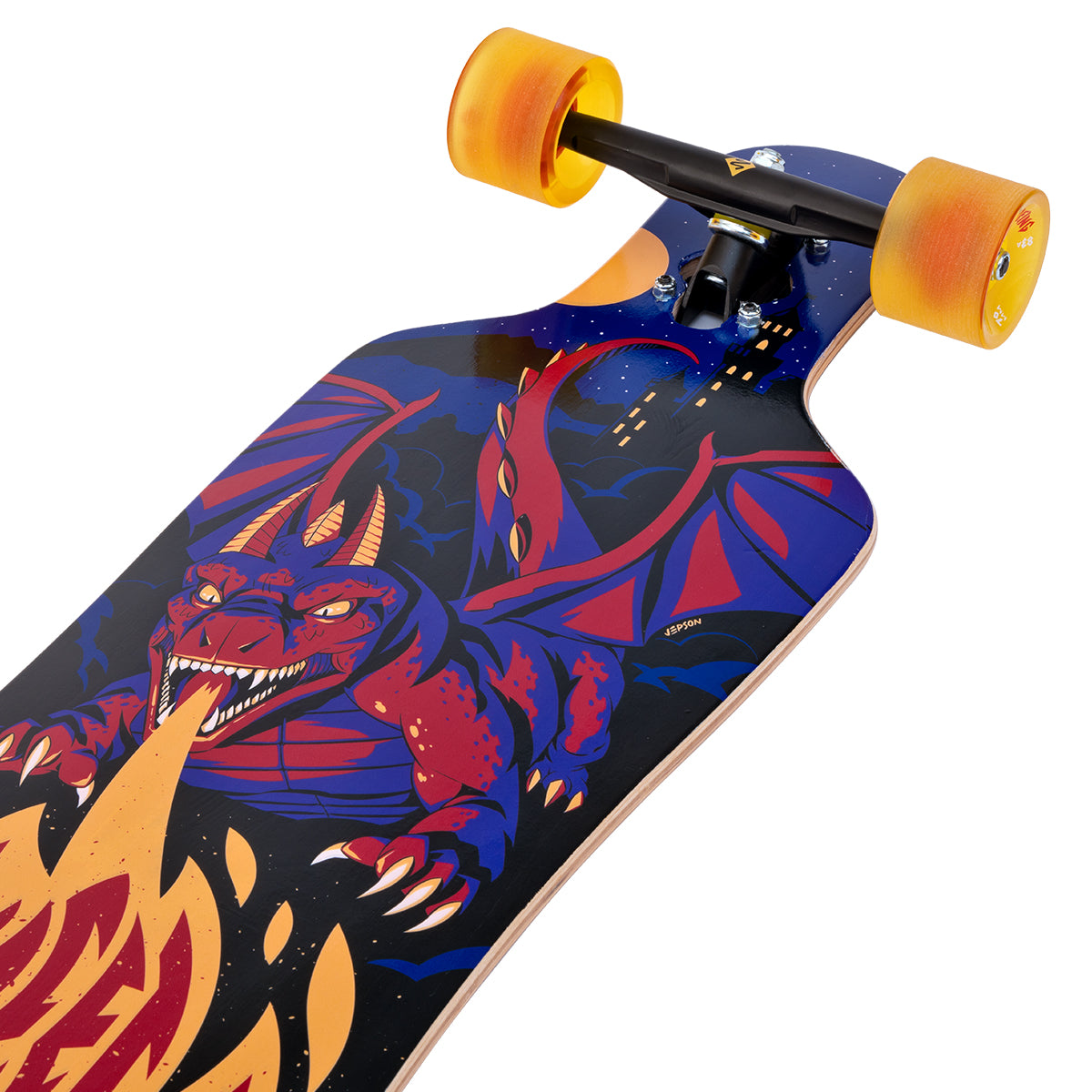 Street Surfing Curve Drop Through Freeride Bahamut 39" longboard