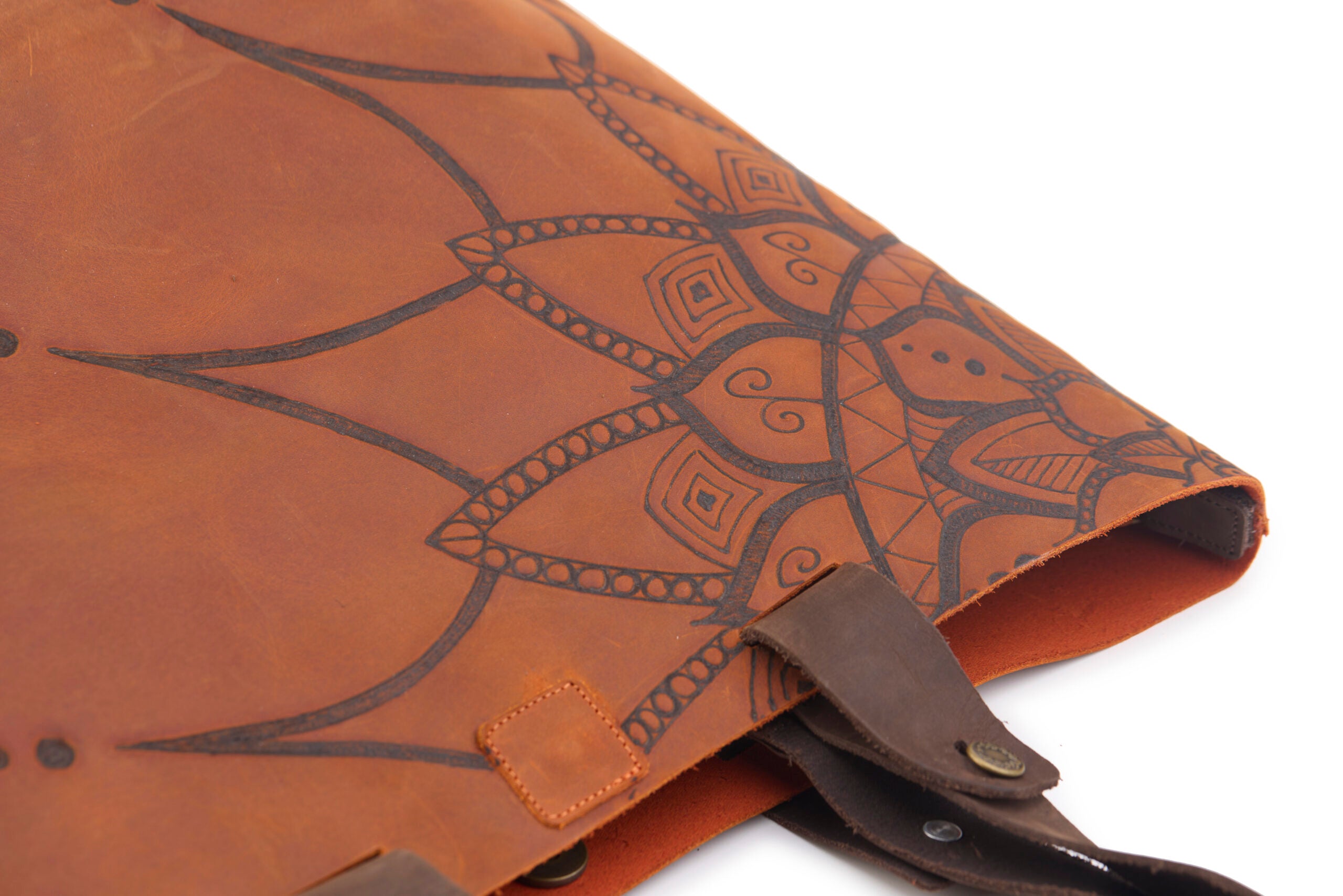 AC Longboards Rusty Mandala borsa in pelle ruggine