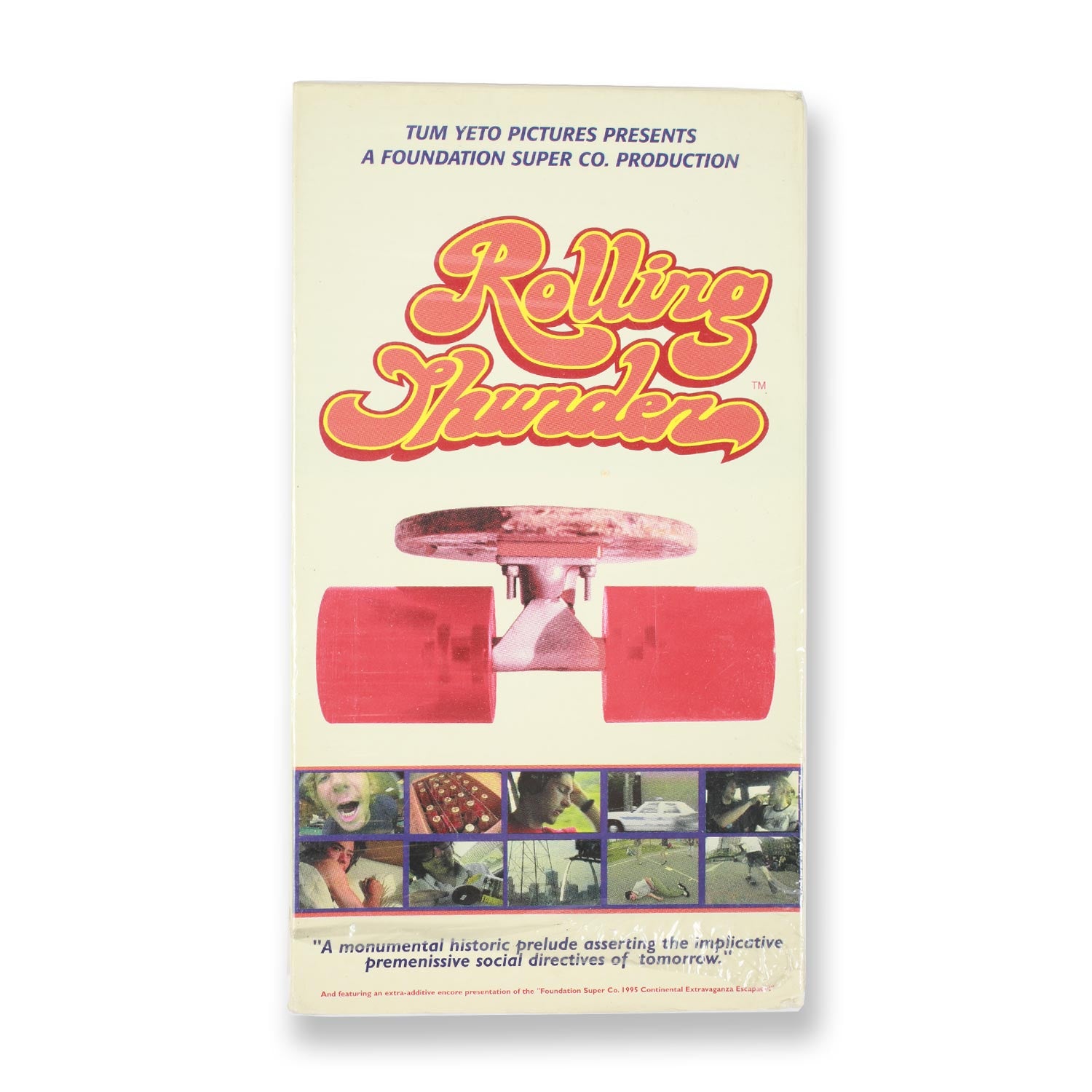 Foundation Rolling Thunder 1995 videocassetta VHS skate