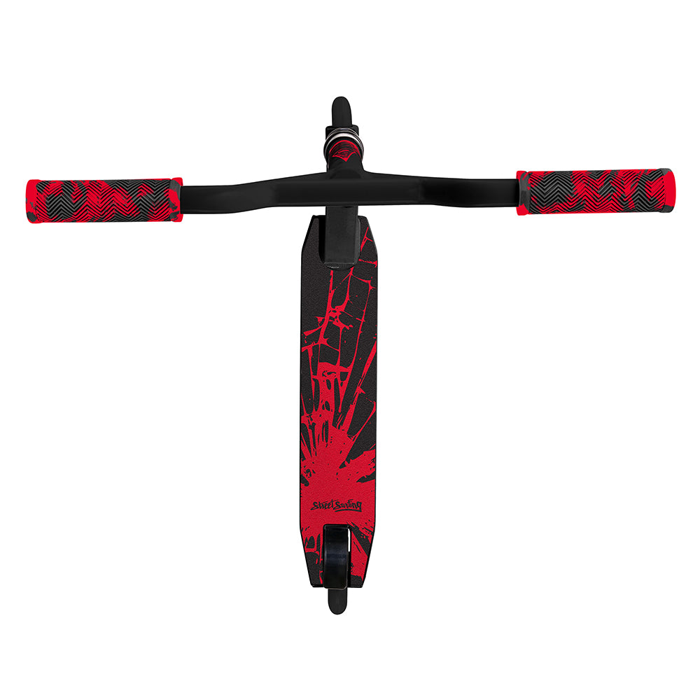 Street Surfing Torpedo monopattino stunt Cracked Red