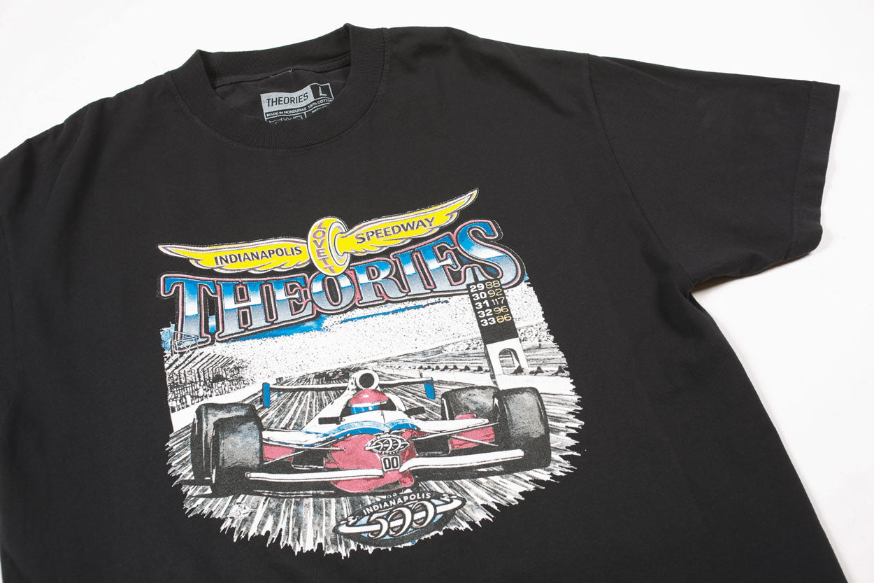 Theories Speedway maglietta nera cotone pesante