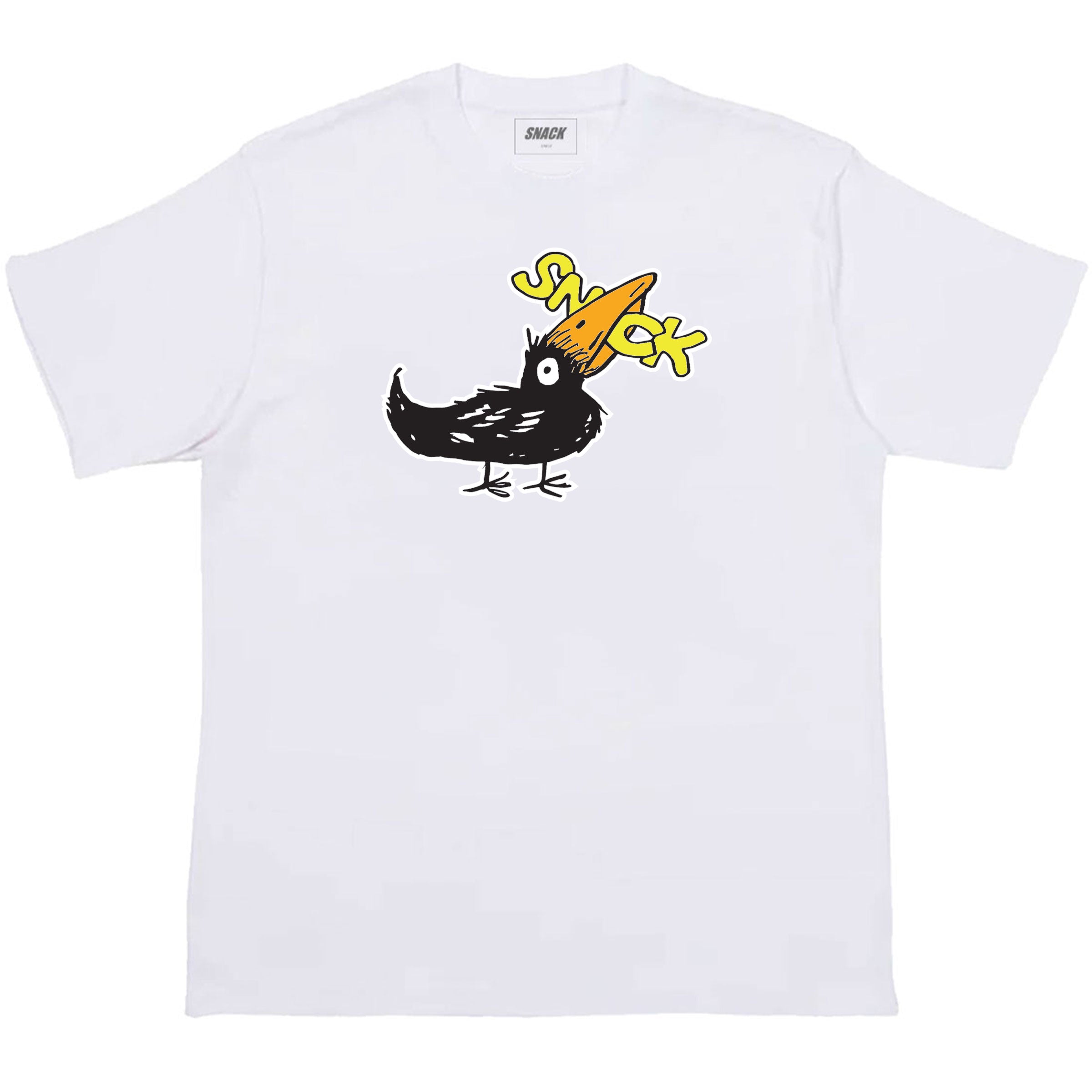 Snack Blackbird t-shirt bianca M cotone