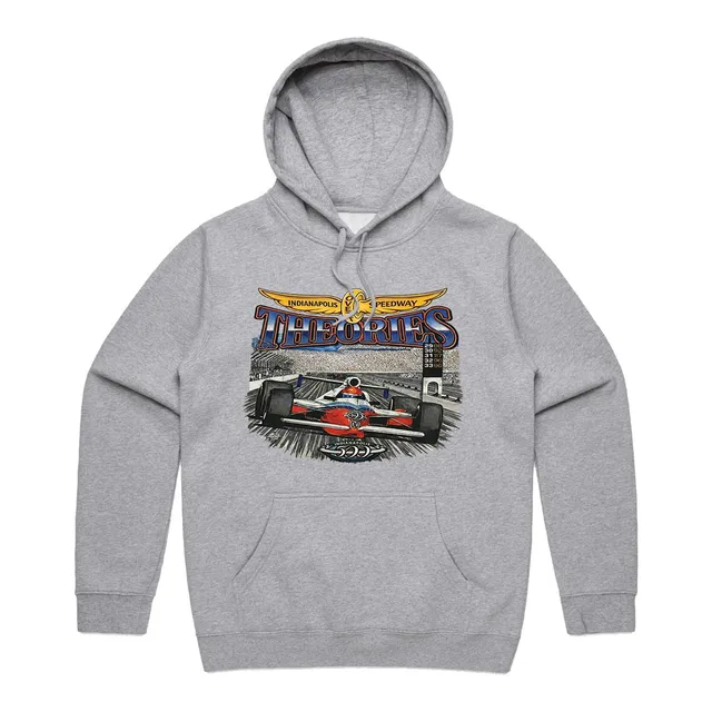 Theories Speedway felpa con cappuccio heather