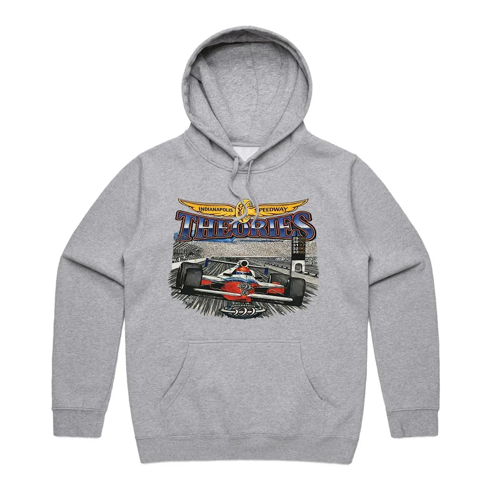 Theories Speedway felpa con cappuccio heather
