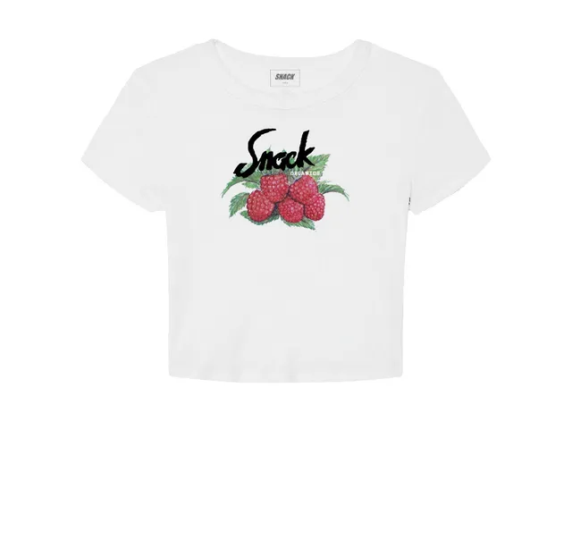 Snack Raspberry Baby maglietta crop L cotone
