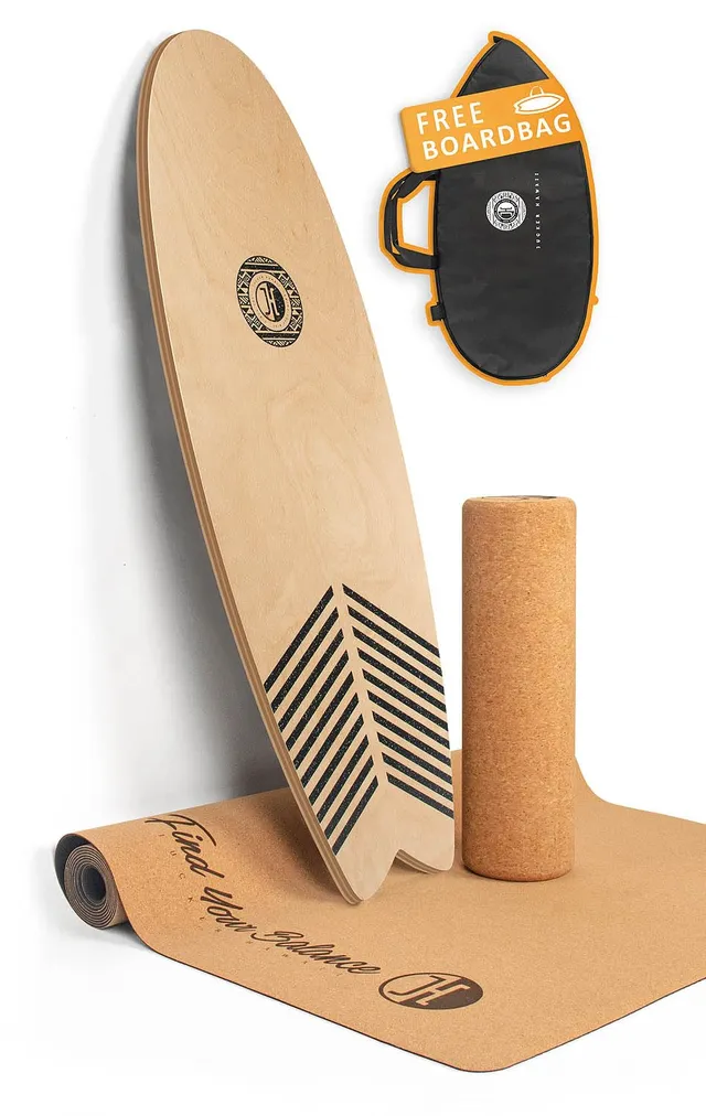 Jucker Hawaii Homerider Wave balance board set sughero