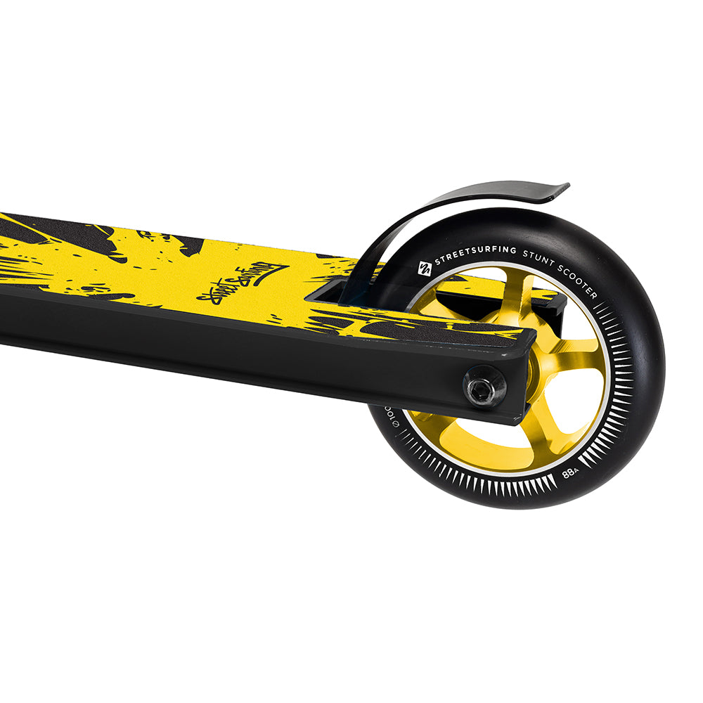 Street Surfing Torpedo monopattino stunt Cracked Yellow