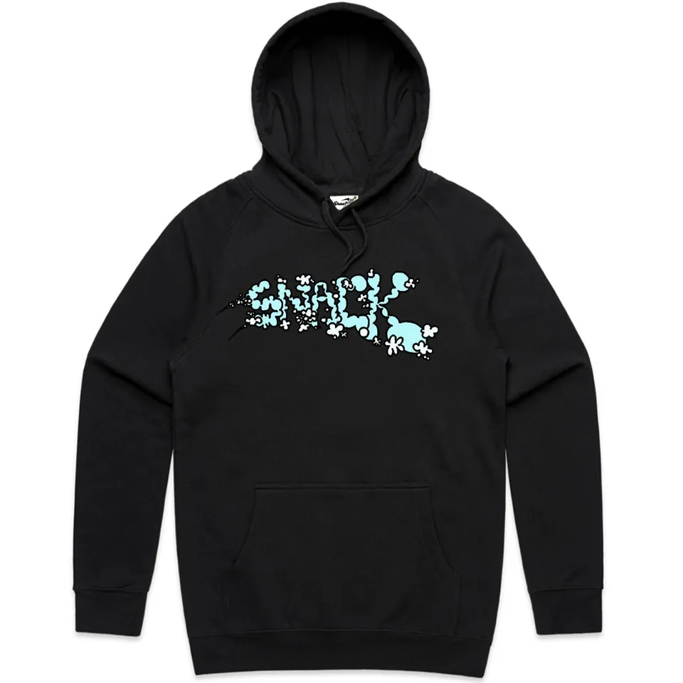 Snack Vaporz felpa hoodie nera cotone
