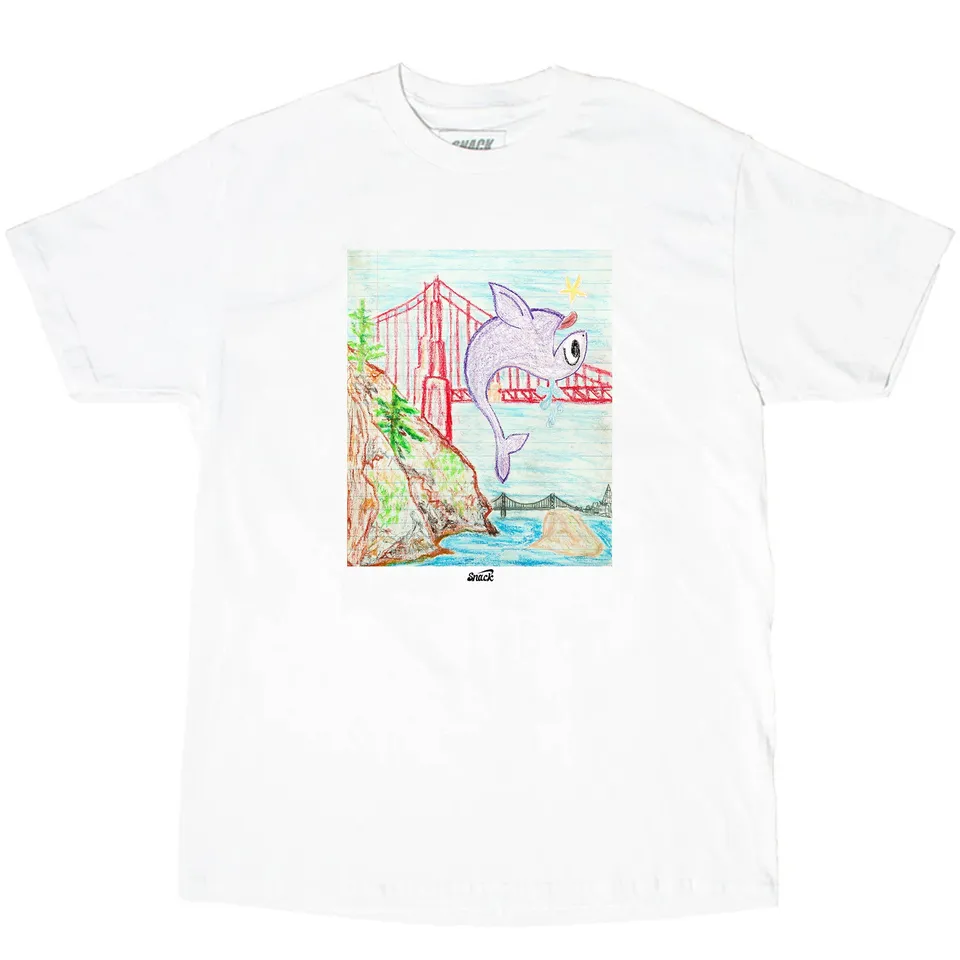 Snack Kirby Cove t-shirt cotone bianca