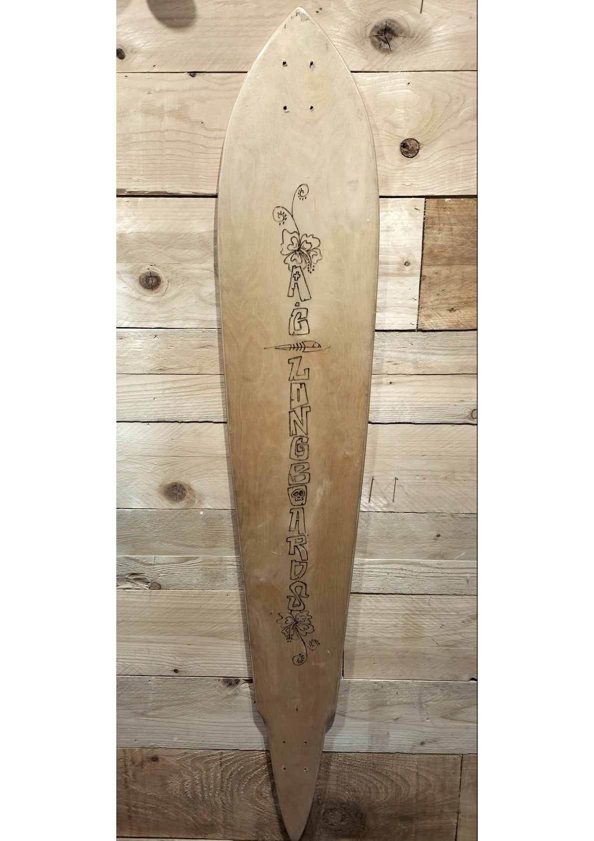AC Longboards Tiki Super Long tavola pintail 155 cm flex