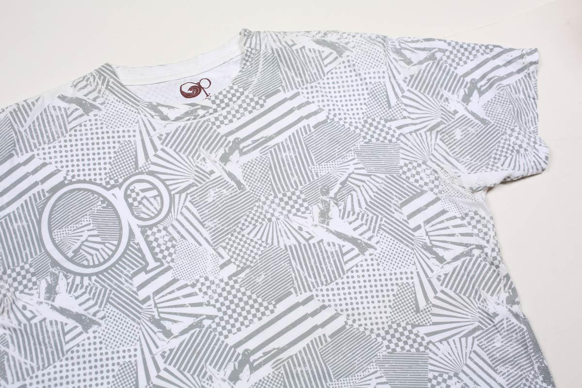 Ocean Pacific All-Over-Print t-shirt bianca L in cotone