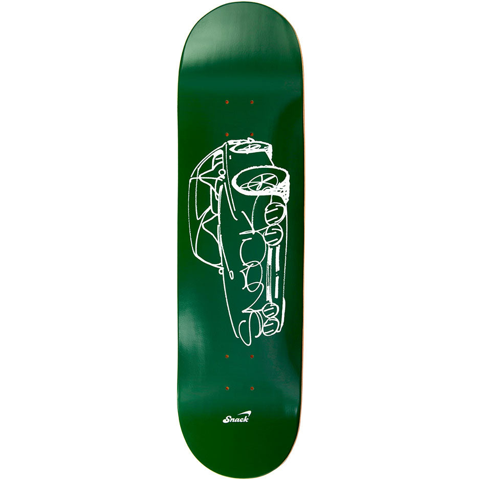 Snack Team Whip tavola skateboard 8.0 bianca