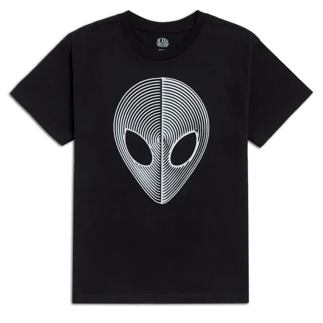 Alien Workshop Scanner t-shirt nera cotone pesante