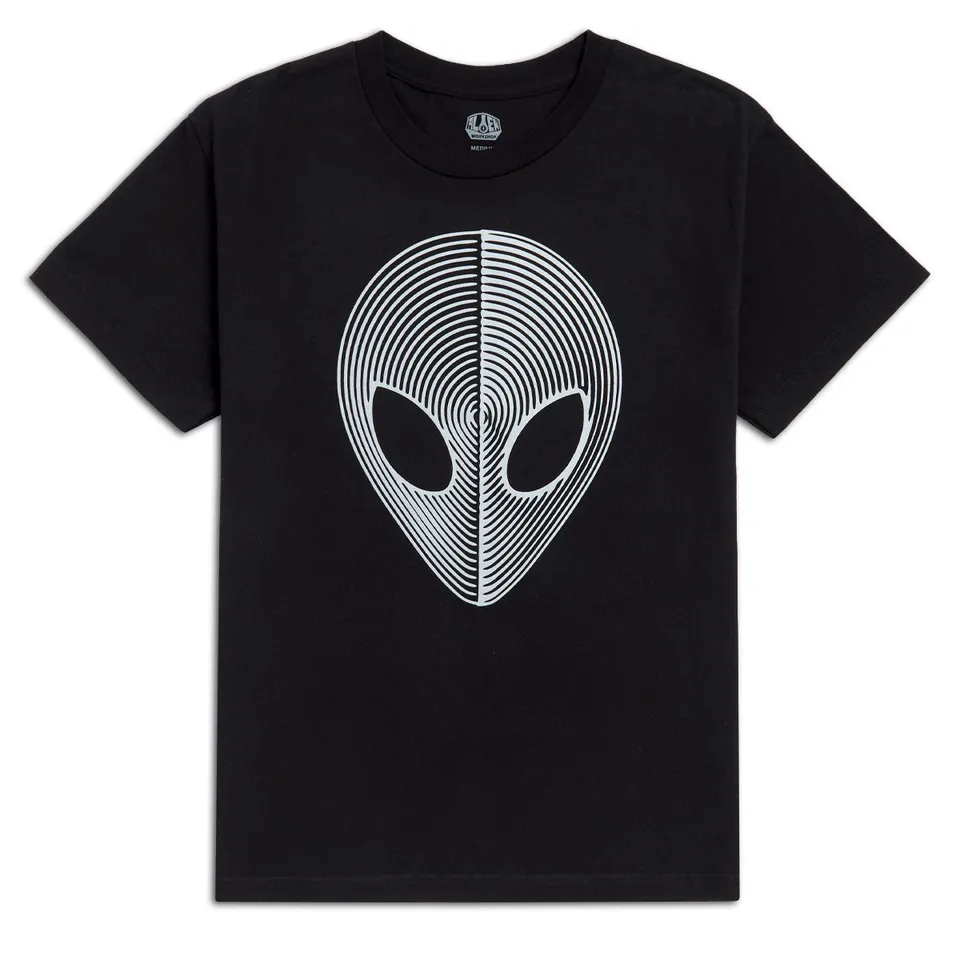 Alien Workshop Scanner t-shirt nera cotone pesante