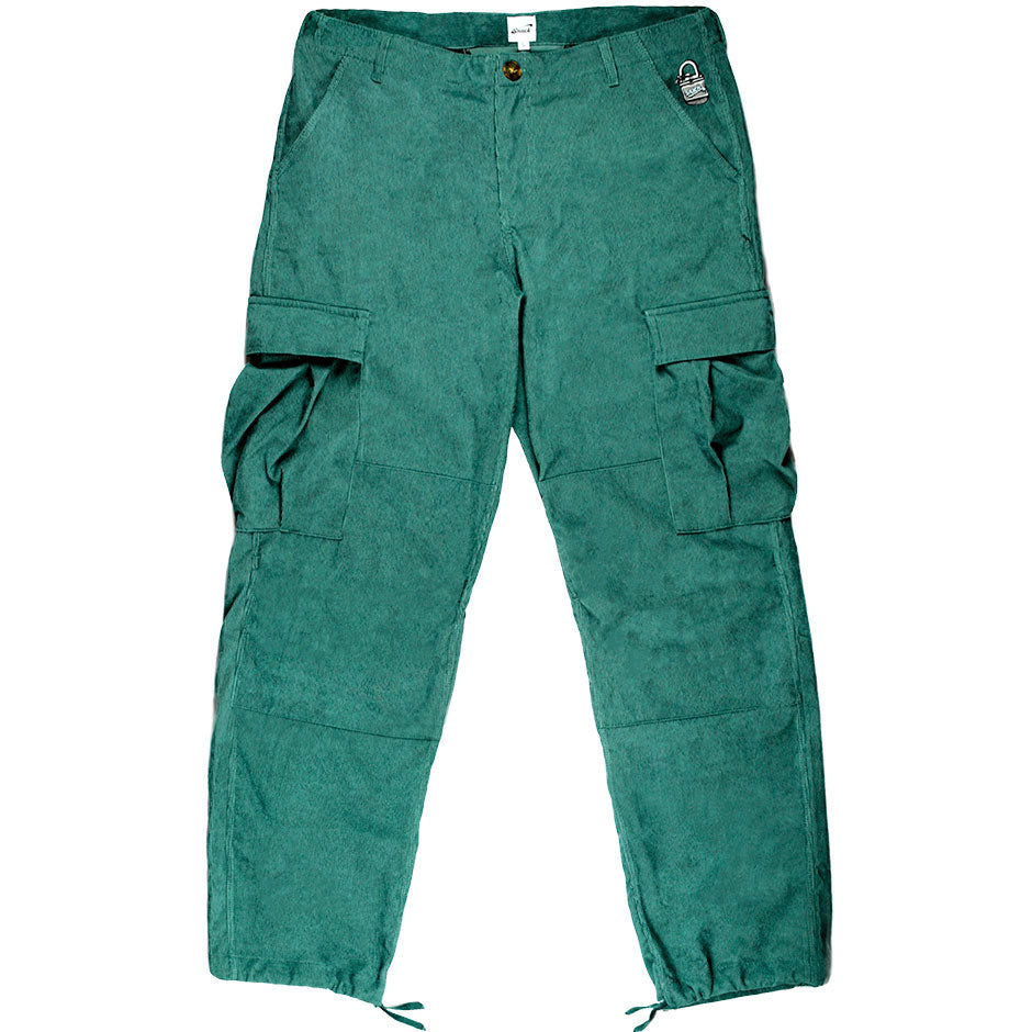 Snack Skateboarding Unlock pantalone cargo salvia velluto