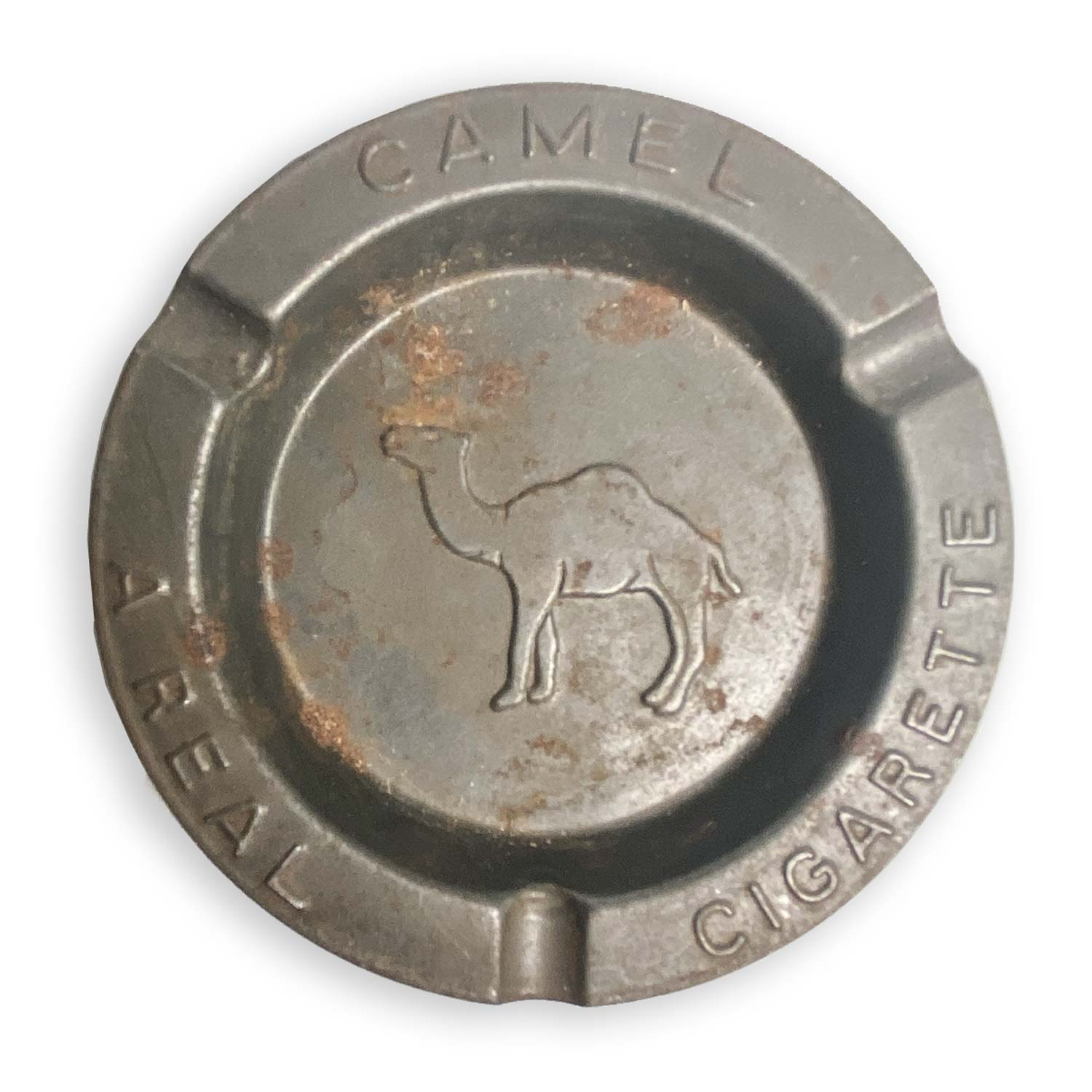 Camel Cigarettes portacenere metallo grigio vintage