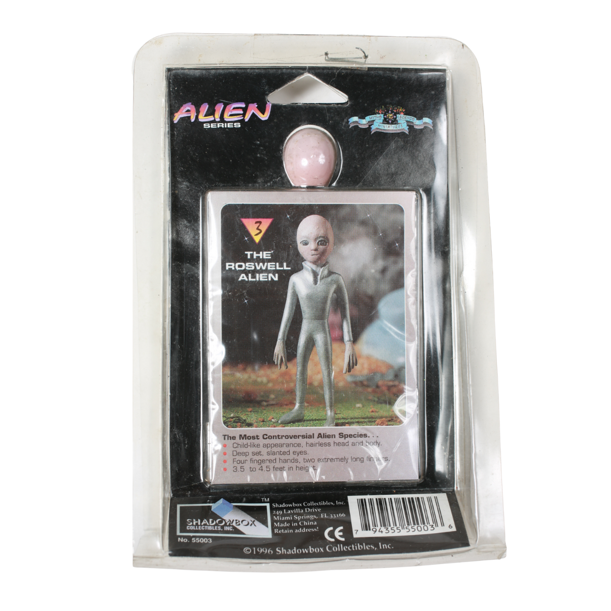 Theories of Atlantis Roswell Alien figure vinile 1996 sigillata