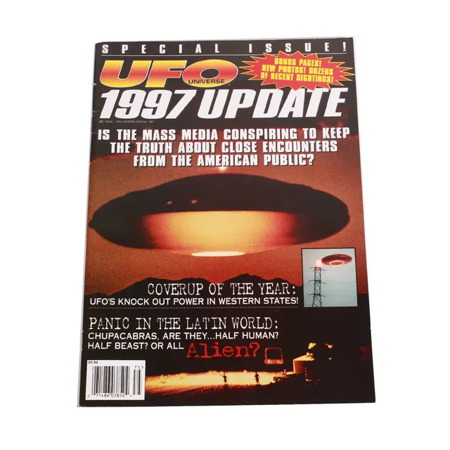 UFO Universe rivista vintage 1997 chupacabra cover-up