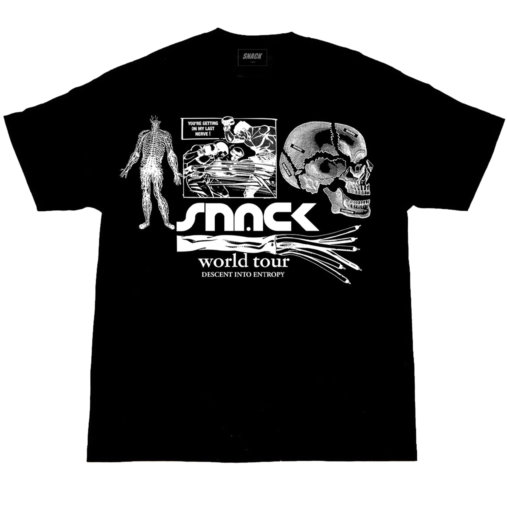 Snack Team Manager t-shirt nera M cotone