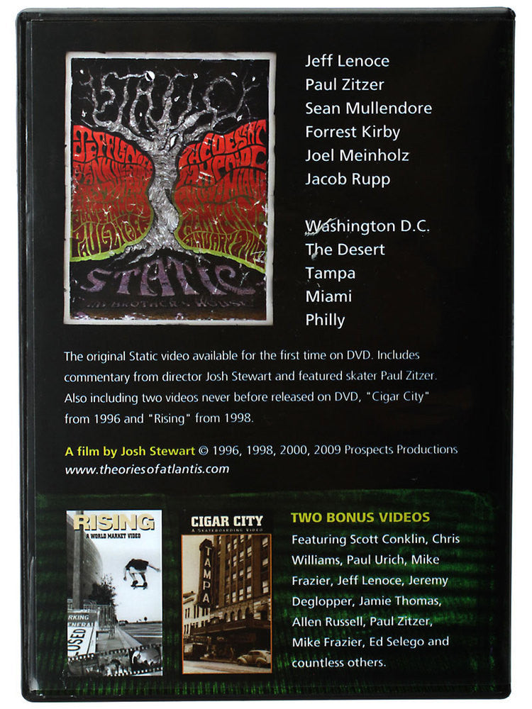 Static I Re-Release dvd skateboard 1999