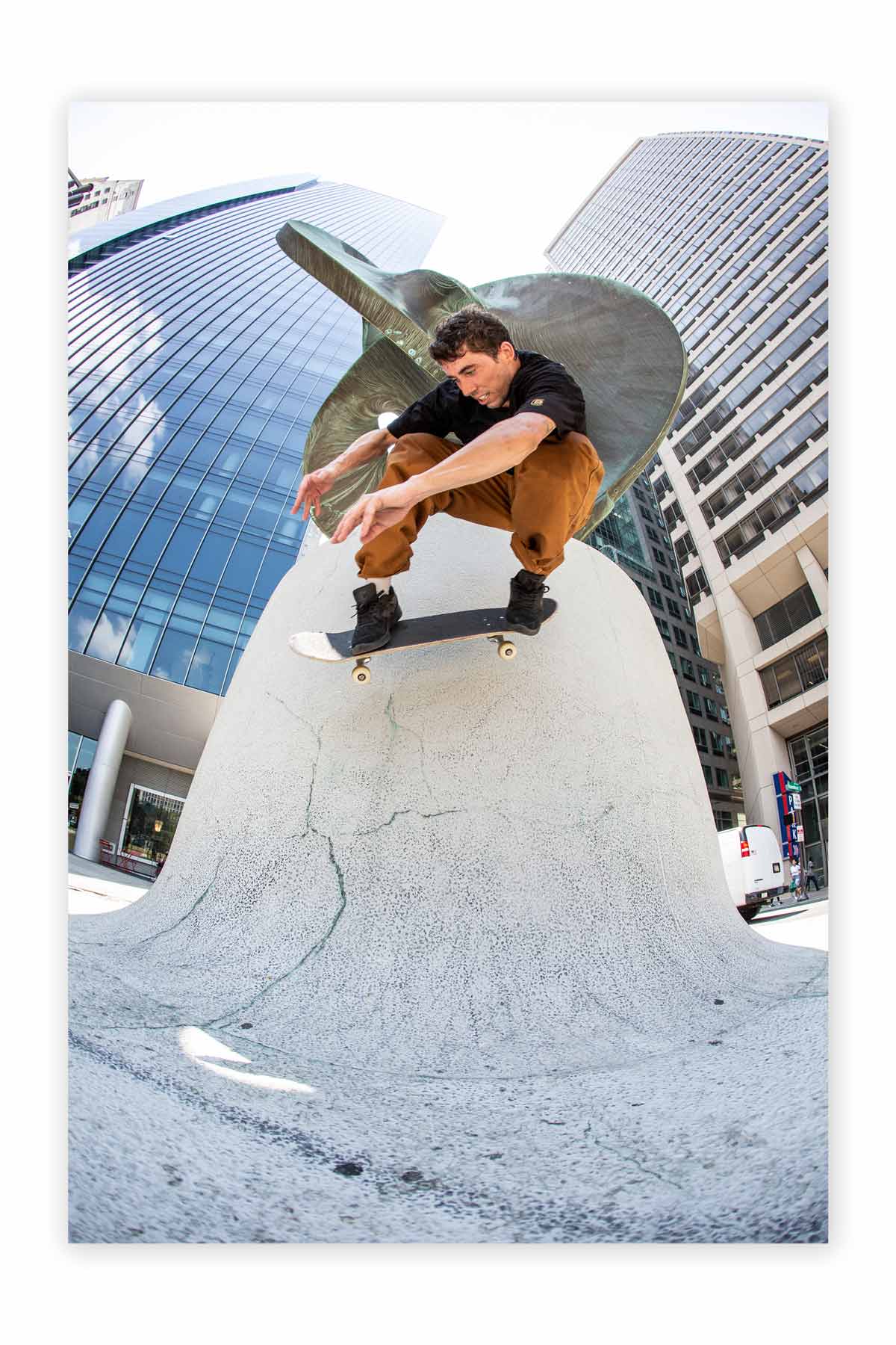 Jordan Trahan Backside Ollie stampa foto 20x30 cm