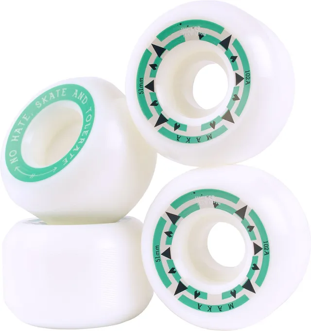 Jucker Hawaii Maka ruote skateboard 51mm 102A set 4 pezzi